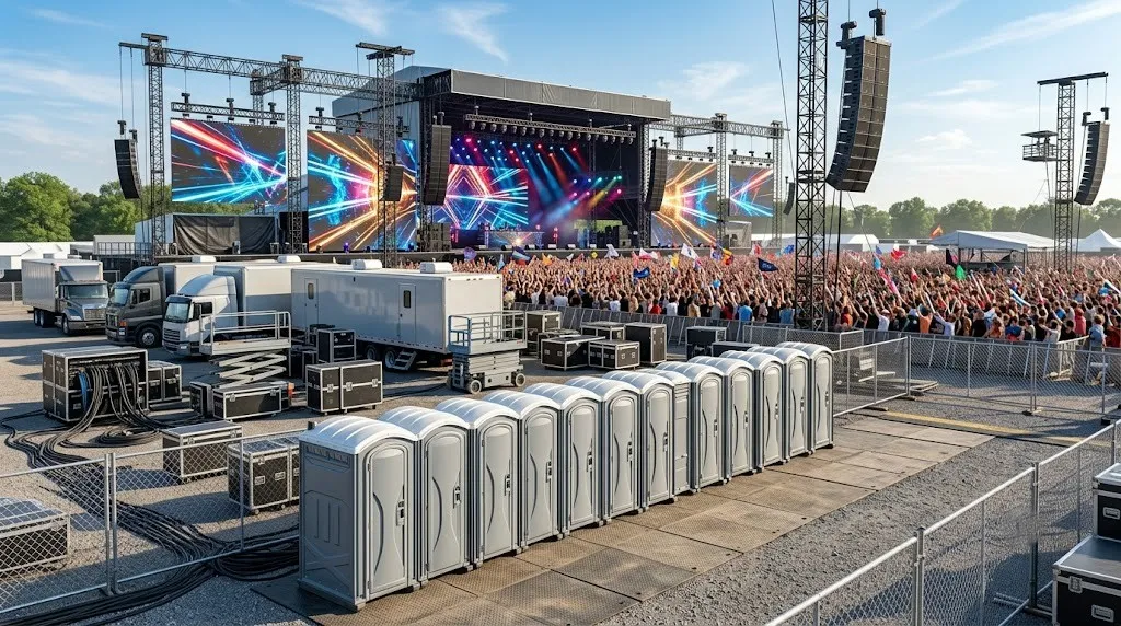 Concert Restroom Rental in Greensboro, NC