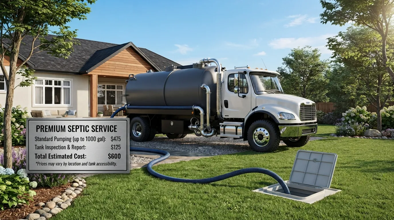 Septic Tank Pumping Cost in Greensboro, NC
